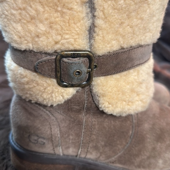 UGG Blayre II Brown Suede Boot Sz 6.5 - Picture 5 of 14